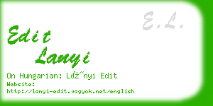 edit lanyi business card